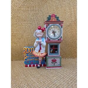 Mary Engelbreit 1999 Y2K Countdown Clock Figurine Enesco Millennium Girl NOTE